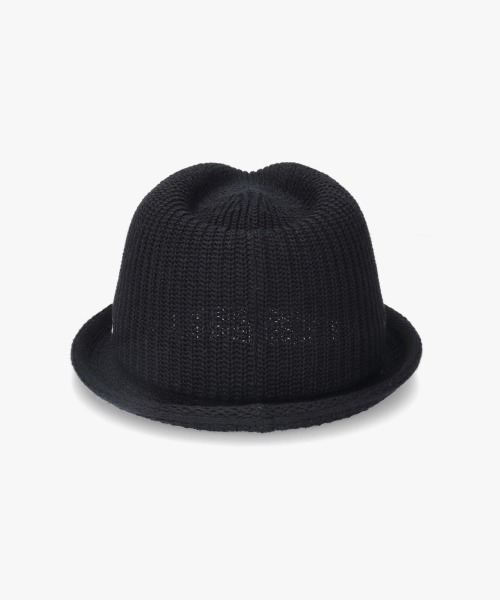 OVERRIDE(オーバーライド)の「OVERRIDE OGC RIBBED KNIT FEDORA / オーバーライド(ハット・メンズ・オリーブ/ブラック/ネイビー・61cm/58cm)」の17枚目の写真