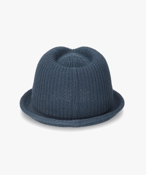 OVERRIDE(オーバーライド)の「OVERRIDE OGC RIBBED KNIT FEDORA / オーバーライド(ハット・メンズ・オリーブ/ブラック/ネイビー・61cm/58cm)」の10枚目の写真