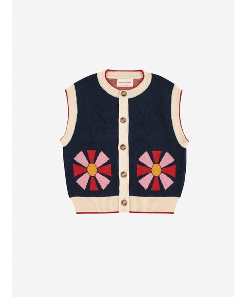BOBO CHOSES(ボボショーズ)の「Kaleidoscope vest(ベスト・キッズ・ネイビー・6-7YEAR/4-5YEAR/10-11y/2-3YEAR/12-13y)」の7枚目の写真