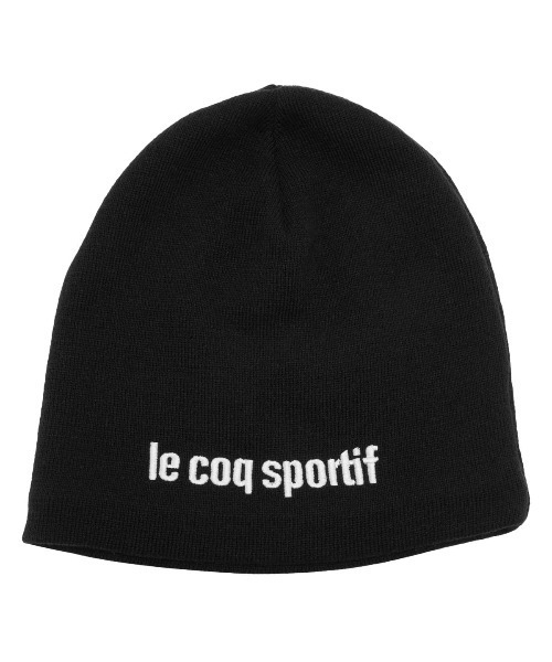 le coq sportif(ルコックスポルティフ)の「ビーニー(ニットキャップ/ビーニー・メンズ・ブラック/グレー・F)」の1枚目の写真