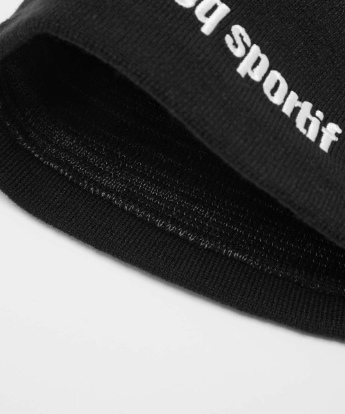 le coq sportif(ルコックスポルティフ)の「ビーニー(ニットキャップ/ビーニー・メンズ・ブラック/グレー・F)」の6枚目の写真
