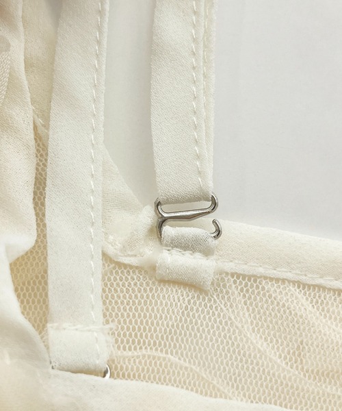 mellowneon（メロウネオン）の「5wayローズチュールブラウス（シャツ/ブラウス・レディース・アイボリー/オフホワイト・FREE）」の16枚目の写真