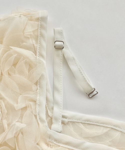 mellowneon（メロウネオン）の「5wayローズチュールブラウス（シャツ/ブラウス・レディース・アイボリー/オフホワイト・FREE）」の17枚目の写真