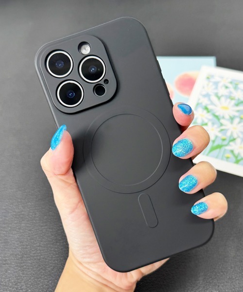 MagSafe対応 Silicon Color iPhone Case 15 16 17 Plus Pro ProMax