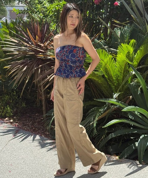 REPUBLIC PROGRESS ワイドパンツ BANANA REPUBLIC FACTORY STORE ワイドレッグ ミッドライズ