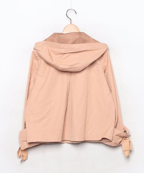 【LANVIN en Blue 】ナイロンツイル マウンテンパーカー LANVIN en Bleu ナイロンジャケット 「LANVIN ESSENTIAL」PORTEFOIN