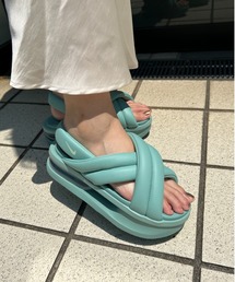 HIROKIです⭐︎Nike スポーツサンダル ホワイト/グリーン⭐︎ HIROKIです⭐︎Nike スポーツサンダル ホワイト/グリーン