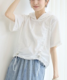 RU.TI.LE（ルチル）の「【RU.TI.LE】ドロストシャーリングフーディ（Tシャツ/カットソー・レディース）」
