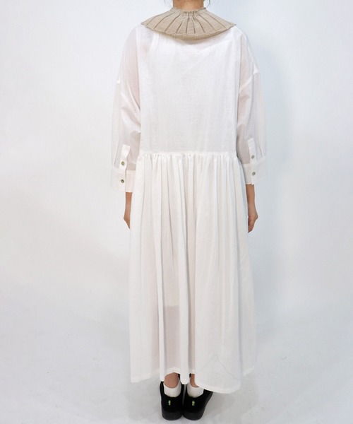 haupia(ハウピア)の「森からお便り【ワンピース】(ワンピース・レディース・チャコールグレー/オフホワイト/ブルー系/ネイビー・MEDIUM)」の17枚目の写真