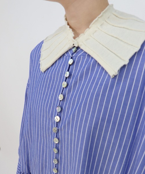 haupia(ハウピア)の「森からお便り【ワンピース】(ワンピース・レディース・チャコールグレー/オフホワイト/ブルー系/ネイビー・MEDIUM)」の22枚目の写真