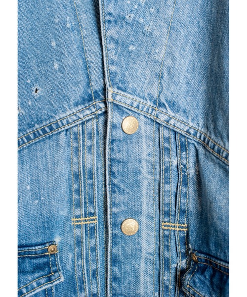 SEVESKIG（セヴシグ）の「SEVESKIG/セブシグ/DENIM JKT_JK-SV-NRS-1003（デニムジャケット・メンズ・ブラック/インディゴブルー・SMALL/MEDIUM/LARGE/X-LARGE）」の17枚目の写真