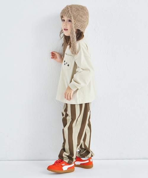 pairmanon(ペアマノン)の「【綿100%】らくちん総柄シェフパンツ(その他パンツ・キッズ・ブラック/ベージュ/ブラウン/ブラック系その他・120/130/140/150/90/100/110)」の15枚目の写真