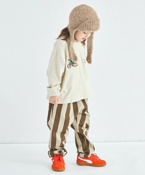 pairmanon(ペアマノン)の「【綿100%】らくちん総柄シェフパンツ(その他パンツ・キッズ・ブラック/ベージュ/ブラウン/ブラック系その他・120/130/140/150/90/100/110)」の16枚目の写真