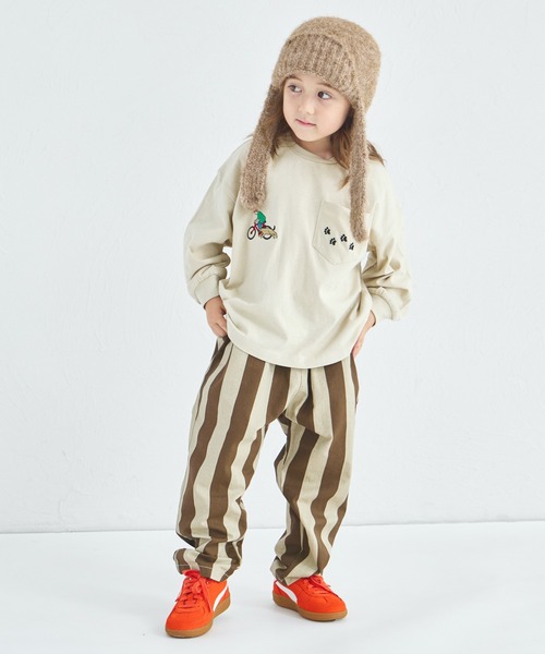 pairmanon(ペアマノン)の「【綿100%】らくちん総柄シェフパンツ(その他パンツ・キッズ・ブラック/ベージュ/ブラウン/ブラック系その他・120/130/140/150/90/100/110)」の17枚目の写真