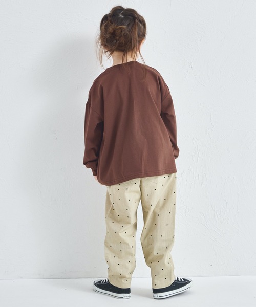 pairmanon(ペアマノン)の「【綿100%】らくちん総柄シェフパンツ(その他パンツ・キッズ・ブラック/ベージュ/ブラウン/ブラック系その他・120/130/140/150/90/100/110)」の21枚目の写真