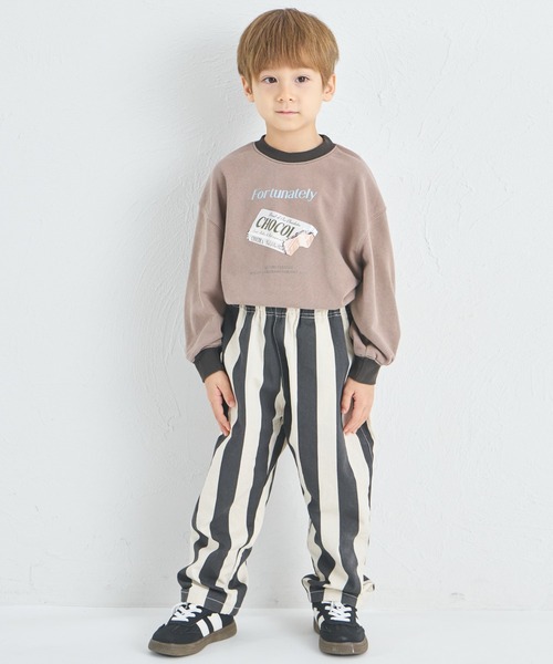 pairmanon(ペアマノン)の「【綿100%】らくちん総柄シェフパンツ(その他パンツ・キッズ・ブラック/ベージュ/ブラウン/ブラック系その他・120/130/140/150/90/100/110)」の6枚目の写真