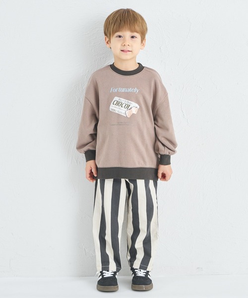 pairmanon(ペアマノン)の「【綿100%】らくちん総柄シェフパンツ(その他パンツ・キッズ・ブラック/ベージュ/ブラウン/ブラック系その他・120/130/140/150/90/100/110)」の7枚目の写真