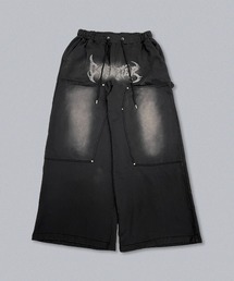 centimeter(Z`[^[)tribal logo double knee sweatpants(XEFbgpc)