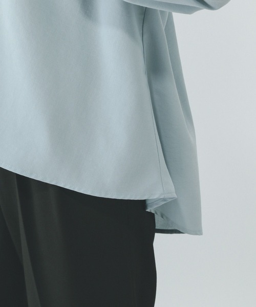 GLOBAL WORK（グローバルワーク）の「UVプロテクトシアーカーデ/575123（シャツ/ブラウス・レディース・スミクロ/グレイッシュベージュ/ライトブルー・MEDIUM/LARGE）」の20枚目の写真