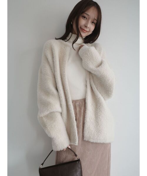 セール】【REVIVAL】【WEB限定カラーあり】ミニシャギーセッケツニット