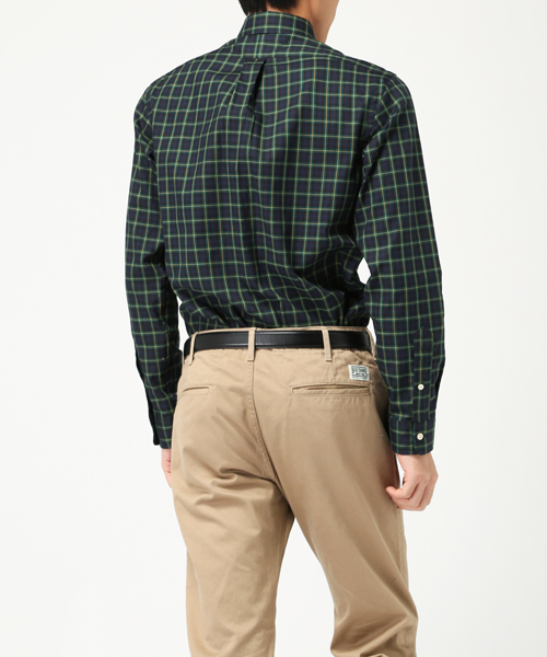 POLO RALPH LAUREN(ポロ ラルフ ローレン)の「プラッド コットン オックスフォード シャツ(シャツ/ブラウス・メンズ・グリーン系1・X-SMALL/XX-LARGE/SMALL/LARGE/MEDIUM/X-LARGE)」の8枚目の写真