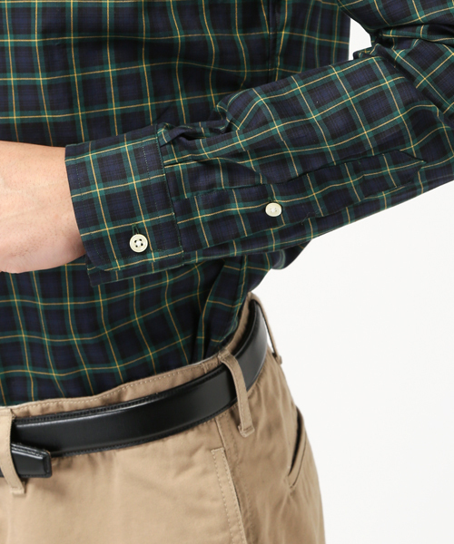 POLO RALPH LAUREN(ポロ ラルフ ローレン)の「プラッド コットン オックスフォード シャツ(シャツ/ブラウス・メンズ・グリーン系1・X-SMALL/XX-LARGE/SMALL/LARGE/MEDIUM/X-LARGE)」の4枚目の写真