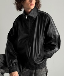Classical Origin(NVJIW)́yClassical OriginzHigh-Neck Leather Track Jacket^nClbNU[gbNWPbg(u])
