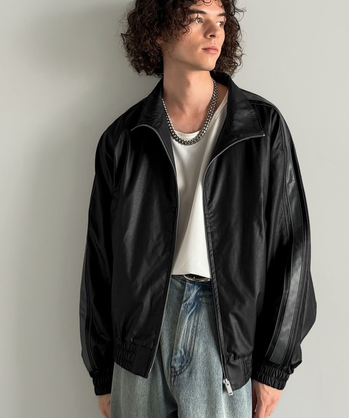 セール】【Classical Origin】「新感覚。」ハイネック短丈レザー