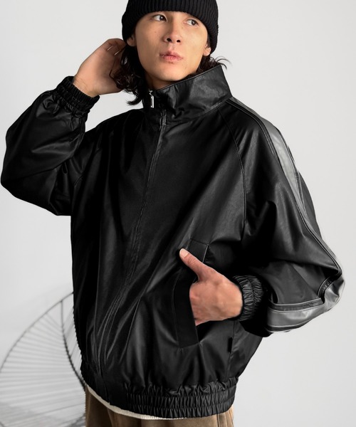 セール】【Classical Origin】「新感覚。」ハイネック短丈レザー