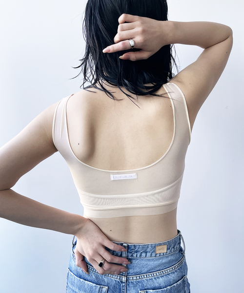 追加》NICENICE MOMENT / ナイスナイスモーメント MESH BRA タンク 3