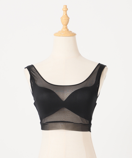 追加》NICENICE MOMENT / ナイスナイスモーメント MESH BRA タンク 3