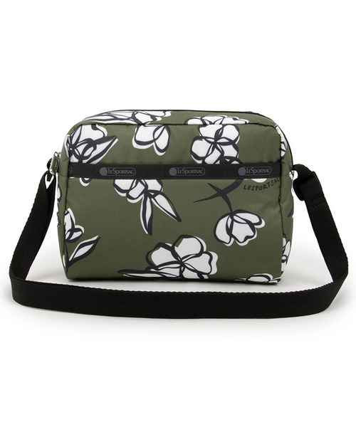 LeSportsac(レスポートサック)の「DANIELLA CROSSBODY オリーブフローラルシルエット(ショルダーバッグ・レディース・グリーン・FREE)」の4枚目の写真