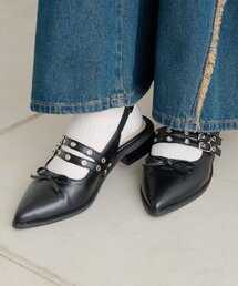 w closet | 【25AW】リボンパンプス(ブーツ)