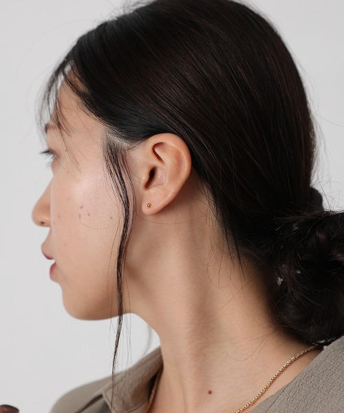 COLONY 2139(コロニートゥーワンスリーナイン)の「ミニフープステンレスセットピアス(ピアス(両耳用)・レディース・ゴールド/シルバー・FREE)」の10枚目の写真