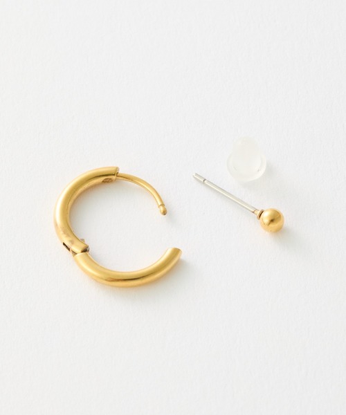 COLONY 2139(コロニートゥーワンスリーナイン)の「ミニフープステンレスセットピアス(ピアス(両耳用)・レディース・ゴールド/シルバー・FREE)」の15枚目の写真