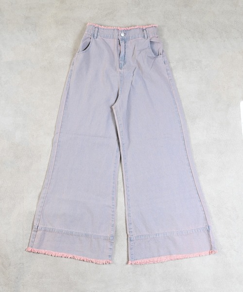 MARKEY'S(マーキーズ)の「ブリーチ+オーバーダイバギーパンツ/おとな(デニムパンツ・レディース・ピンク/ブラウン/グリーン・160cm)」の16枚目の写真