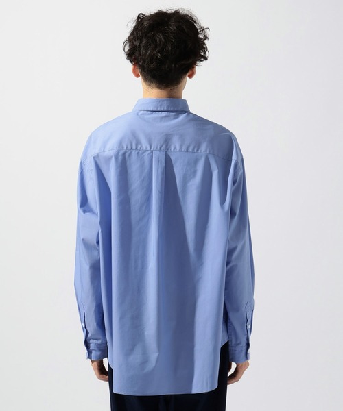 niko and...（ニコアンド）の「イージーケア無地ロングスリーブシャツ（シャツ/ブラウス・メンズ・オフホワイト/サックスブルー・MEDIUM/LARGE/BIG(L)）」の17枚目の写真