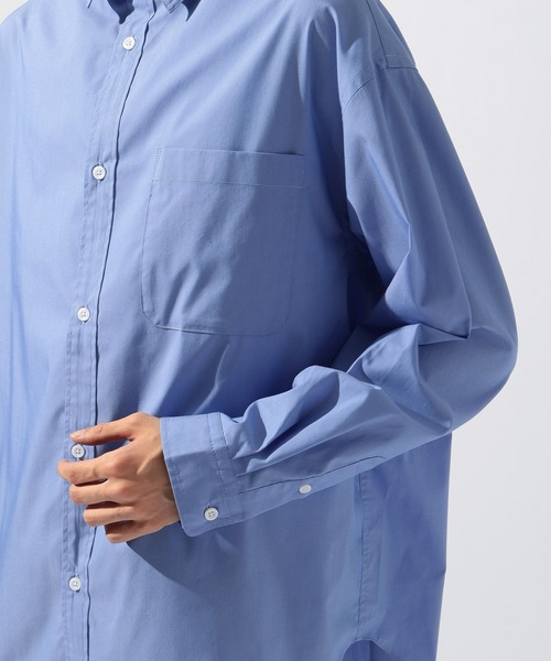 niko and...（ニコアンド）の「イージーケア無地ロングスリーブシャツ（シャツ/ブラウス・メンズ・オフホワイト/サックスブルー・MEDIUM/LARGE/BIG(L)）」の19枚目の写真