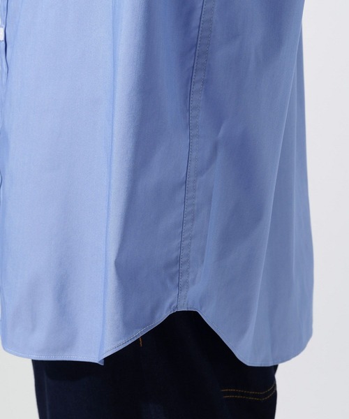niko and...（ニコアンド）の「イージーケア無地ロングスリーブシャツ（シャツ/ブラウス・メンズ・オフホワイト/サックスブルー・MEDIUM/LARGE/BIG(L)）」の20枚目の写真