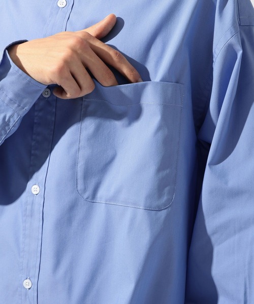 niko and...（ニコアンド）の「イージーケア無地ロングスリーブシャツ（シャツ/ブラウス・メンズ・オフホワイト/サックスブルー・MEDIUM/LARGE/BIG(L)）」の21枚目の写真