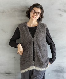 niko and... | カシミヤ混ラウンドヘムTシャツ(Tシャツ/カットソー)