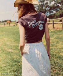 Coca Cola | 【Coca-Cola】VIS別注ロゴプリントフレンチTシャツ(Tシャツ/カットソー)