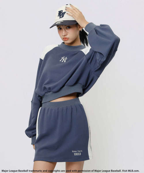 BACK TO THE FIELD（バック トゥー ザ フィールド）の「【MLB】ドルマンスカートセットアップ（セットアップ・レディース・ブラウン/ネイビー/ブラック・FREE）」の12枚目の写真