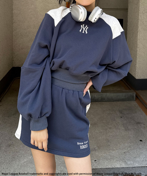 BACK TO THE FIELD（バック トゥー ザ フィールド）の「【MLB】ドルマンスカートセットアップ（セットアップ・レディース・ブラウン/ネイビー/ブラック・FREE）」の14枚目の写真