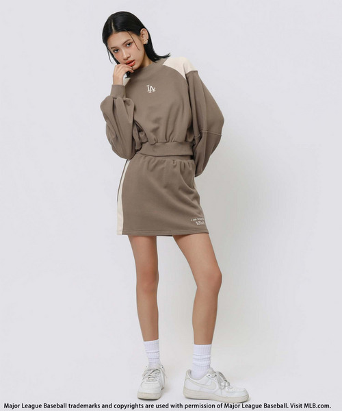 BACK TO THE FIELD（バック トゥー ザ フィールド）の「【MLB】ドルマンスカートセットアップ（セットアップ・レディース・ブラウン/ネイビー/ブラック・FREE）」の19枚目の写真