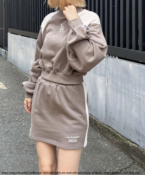 BACK TO THE FIELD（バック トゥー ザ フィールド）の「【MLB】ドルマンスカートセットアップ（セットアップ・レディース・ブラウン/ネイビー/ブラック・FREE）」の21枚目の写真