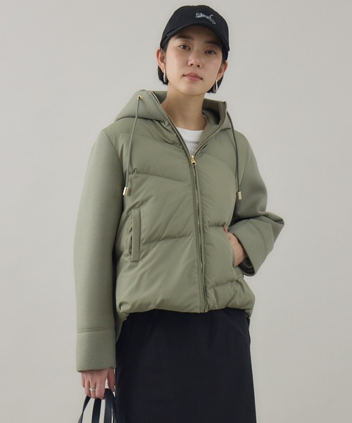 セール】33℃ ボンディング切替ダウンブルゾン（ダウンジャケット