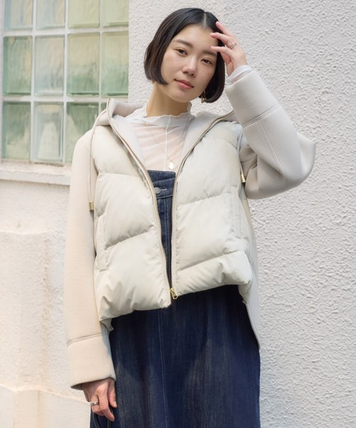 33℃ ボンディング切替ダウンブルゾン