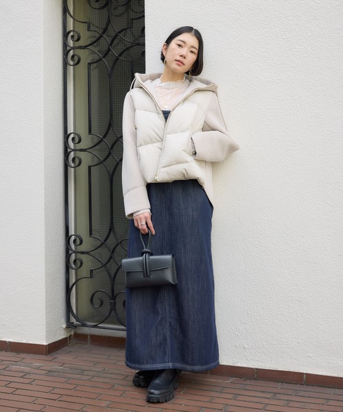 セール】33℃ ボンディング切替ダウンブルゾン（ダウンジャケット