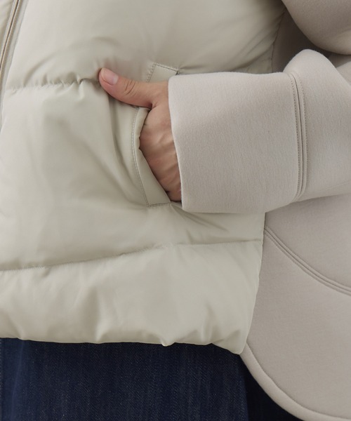 セール】33℃ ボンディング切替ダウンブルゾン（ダウンジャケット